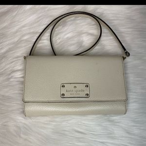 Kate Spade leather convertible crossbody wallet